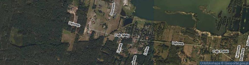 Zdjęcie satelitarne Dąb Mały ul.